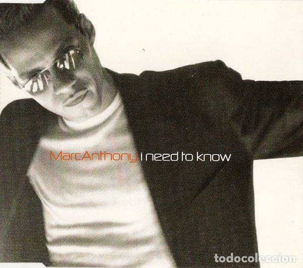 CDs de Musique: Marc Anthony &ndash; I Need To Know (CD, Columbia 668361 2)