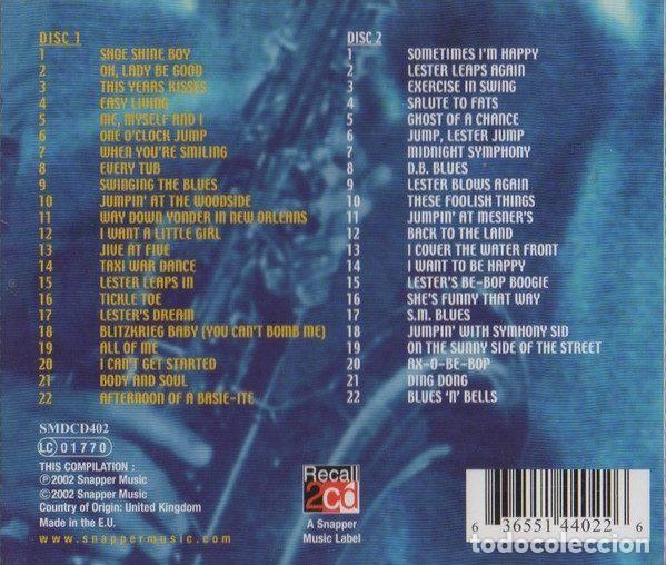 CDs de m&uacute;sica: Lester Young &ndash; From A Cool Perspective (CD, Recall 2cd SMDCD402) - Foto 2