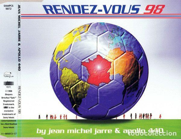 Musik-CDs: Jean Michel Jarre & Apollo 440 &ndash; Rendez-Vous 98 (CD, Epic SAMPCS 5072)
