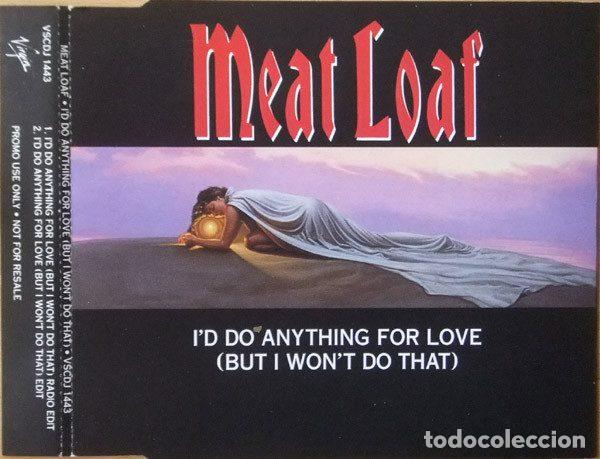 Music CDs: Meat Loaf &ndash; I'd Do Anything For Love (But I Won't Do That) (CD, Virgin VSCDJ 1443)
