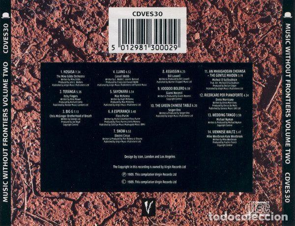 CDs de m&uacute;sica: Various &ndash; Music Without Frontiers Volume Two (CD, VENTURE CDVES30) - Foto 2