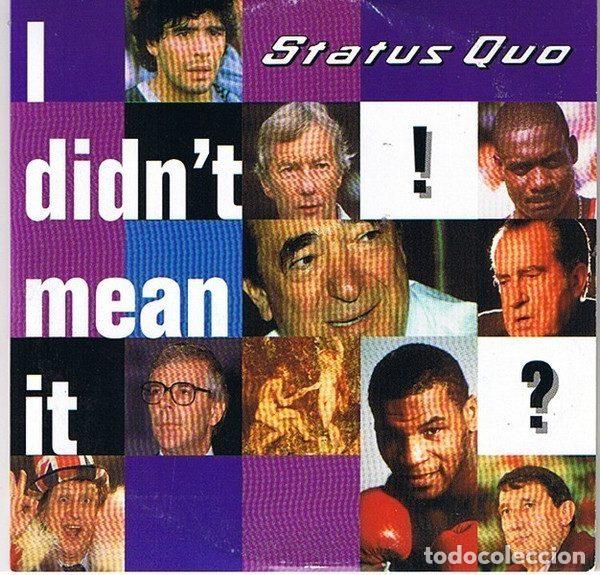 CDs de Musique: Status Quo &ndash; I Didn't Mean It (CD, Polydor 853 566-2 )