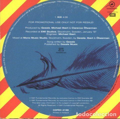 CDs de m&uacute;sica: Gessle &ndash; Kix (CD, Fundamental Records CDPRO 4198) - Foto 2
