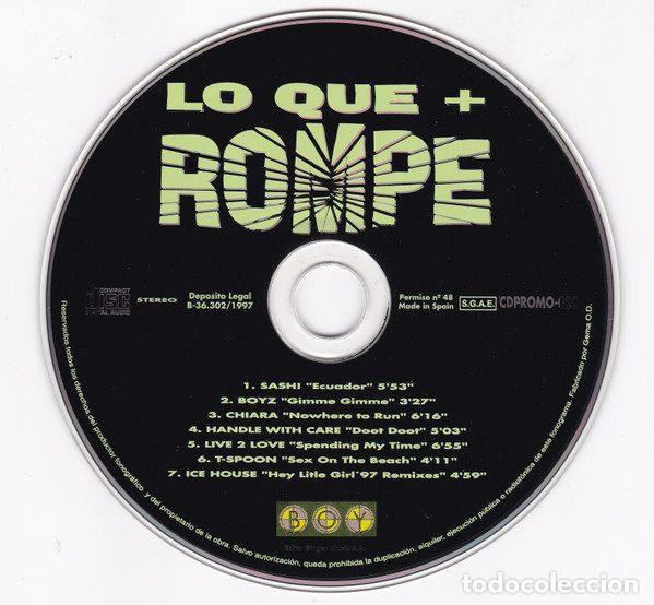 CDs de m&uacute;sica: Various &ndash; Lo Que + Rompe (CD, Boy Records CDPROMO-020) - Foto 2