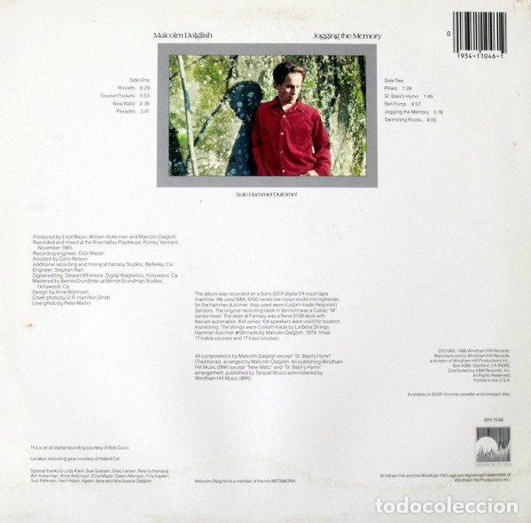 CDs de m&uacute;sica: Malcolm Dalglish &ndash; Jogging The Memory (CD, Windham Hill Records WD-1046) - Foto 9