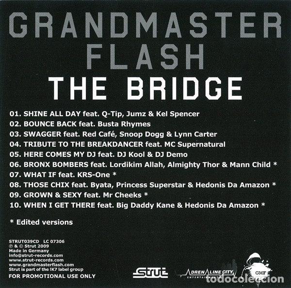 CDs de m&uacute;sica: Grandmaster Flash &ndash; The Bridge (CD, Strut STRUT039CD) - Foto 2