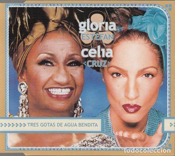 CD de M&uacute;sica: Gloria Estefan, Celia Cruz &ndash; Tres Gotas De Agua Bendita (CD, Epic SAMPCS 8893 1)