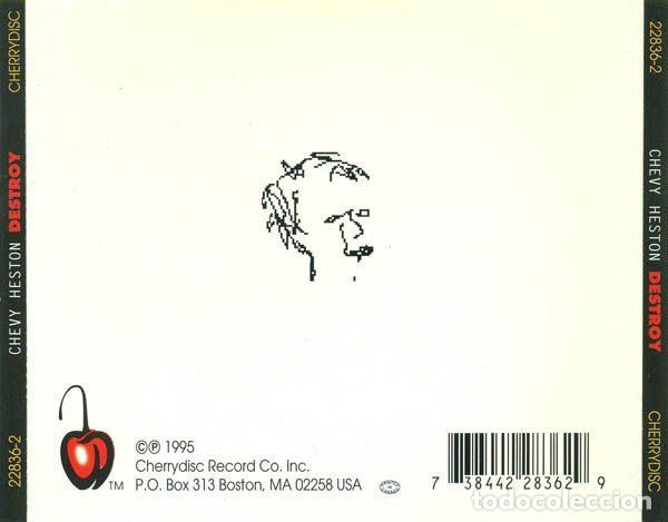 CDs de m&uacute;sica: Chevy Heston &ndash; Destroy (CD, Cherrydisc Records 22836-2) - Foto 2