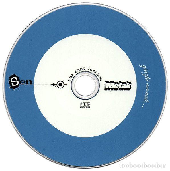 CDs de m&uacute;sica: Sen &ndash; Gaizki Esanak... (CD, Metak M012CD) - Foto 3
