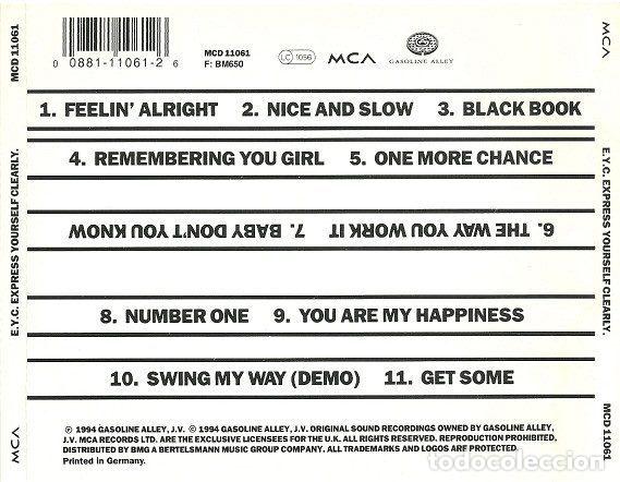 CDs de m&uacute;sica: E.Y.C. &ndash; Express Yourself Clearly (CD, MCA Records MCD 11061) - Foto 8