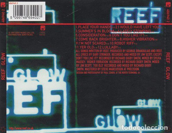CDs de m&uacute;sica: Reef &ndash; Glow (CD, Sony Soho Square 486940 2) - Foto 2