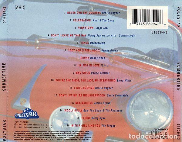 CDs de m&uacute;sica: Various &ndash; Summertime (CD, Polystar 516 294-2) - Foto 3