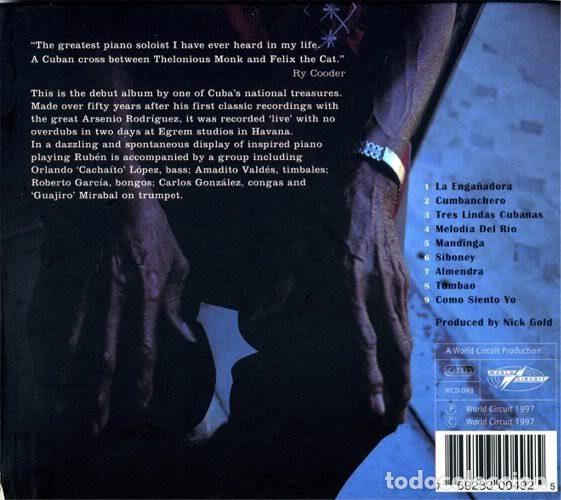 CDs de m&uacute;sica: Rub&eacute;n Gonz&aacute;lez &ndash; Introducing... (CD, World Circuit WCD 049) - Foto 2