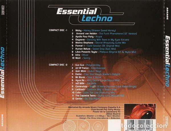 CDs de m&uacute;sica: Various &ndash; Essential Techno (CD, Arcade 3201822) - Foto 2
