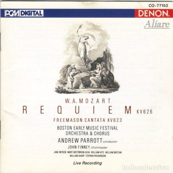 CDs de m&uacute;sica: Wolfgang Amadeus Mozart, Boston Early Music Festival Orchestra & Chorus, Andrew Parrott, John...