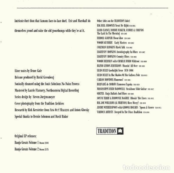 CDs de m&uacute;sica: Various &ndash; Banjo Jamboree (CD, Tradition TCD 1019) - Foto 10