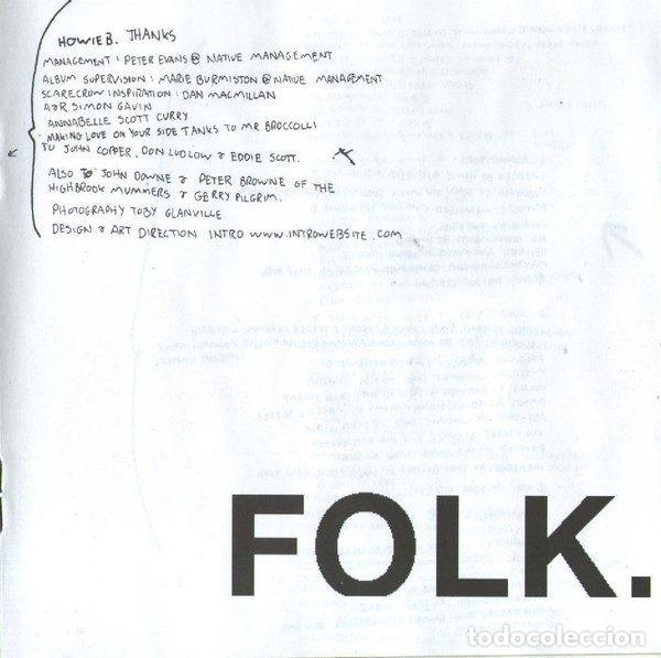 CDs de m&uacute;sica: Howie B. &ndash; Folk. (CD, Polydor 549 7842) - Foto 10