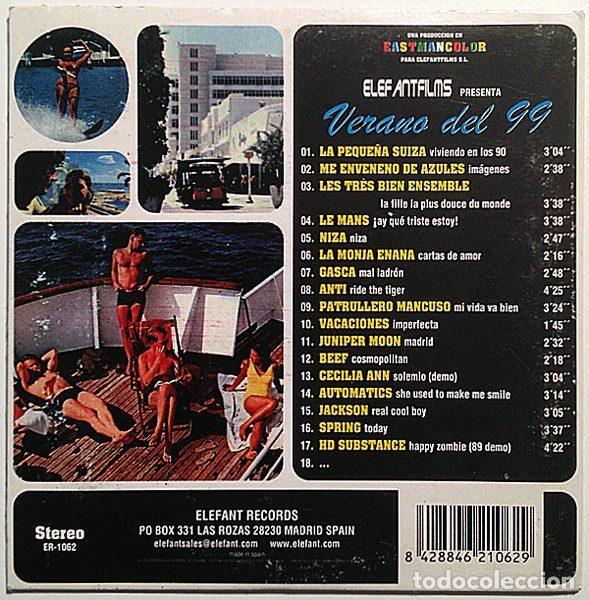 CDs de m&uacute;sica: Various &ndash; Verano Del 99 (CD, Elefant Records ER-1062) - Foto 2