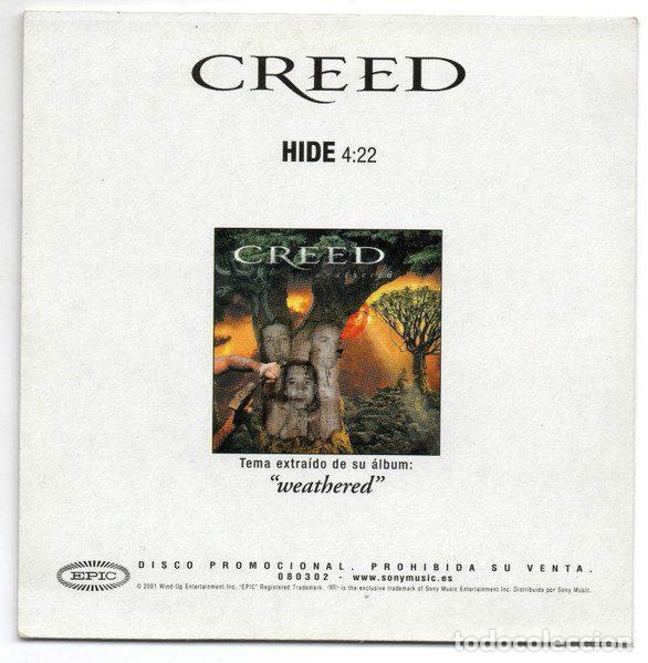 CDs de m&uacute;sica: Creed &ndash; Hide (CD, Epic 080302) - Foto 2