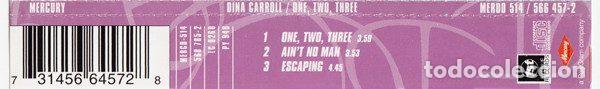 CDs de m&uacute;sica: Dina Carroll &ndash; One, Two, Three (CD, Mercury MERDD 514) - Foto 2
