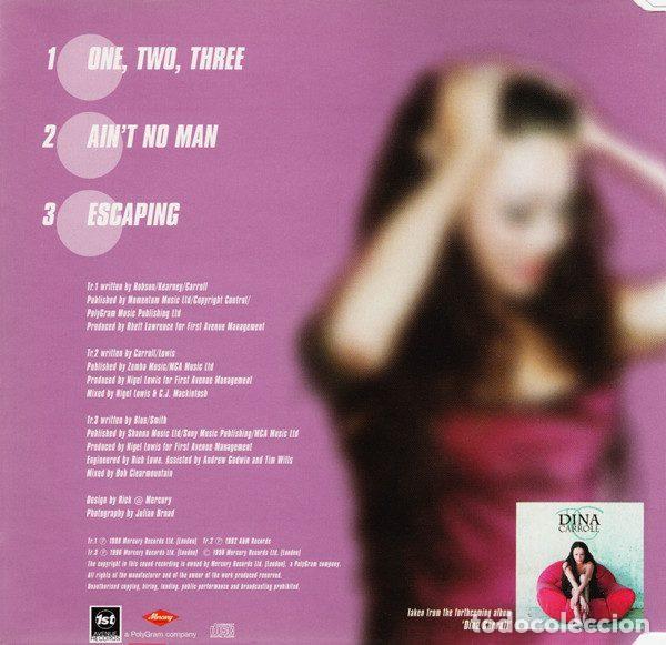 CDs de m&uacute;sica: Dina Carroll &ndash; One, Two, Three (CD, Mercury MERDD 514) - Foto 3