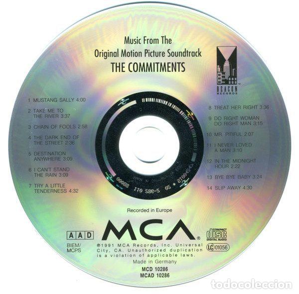 CDs de m&uacute;sica: The Commitments &ndash; The Commitments (Original Motion Picture Soundtrack) (CD, MCA Records MCD 10286) - Foto 3