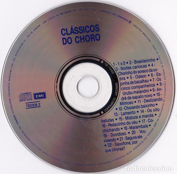 CDs de m&uacute;sica: Various &ndash; Cl&aacute;ssicos Do Choro (CD, EMI 364 793308 2) - Foto 3