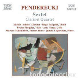 CDs de m&uacute;sica: Penderecki - Michel Lethiec &middot; R&eacute;gis Pasquier &middot; Bruno Pasquier &middot; Arto Noras &middot; Markus Maskuniitty...