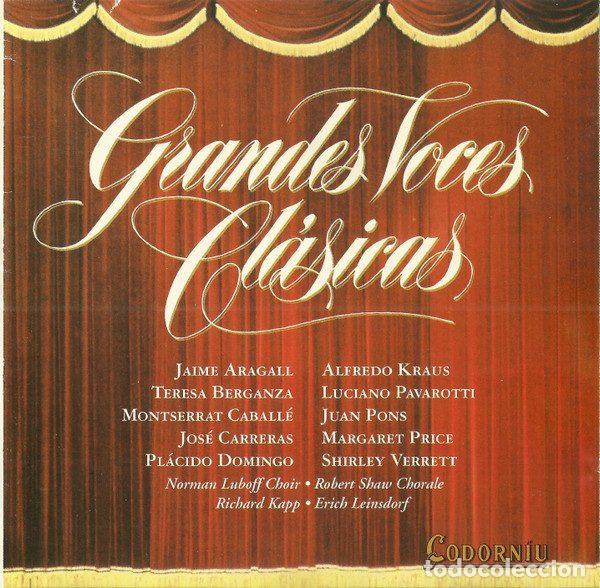 CD de M&uacute;sica: Various &ndash; Grandes Voces Cl&aacute;sicas (CD, BMG Classics 74321 25362 2)
