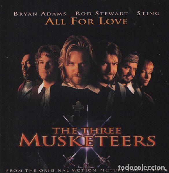 CD di Musica: Bryan Adams / Rod Stewart / Sting &ndash; All For Love (CD, A&M Records 31458 8243 2 INT)