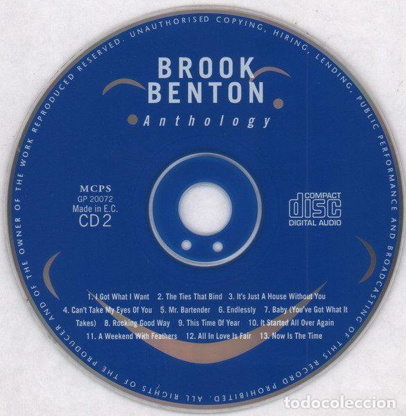 CDs de m&uacute;sica: Brook Benton &ndash; Anthology (CD, Digimode GP 20072) - Foto 5