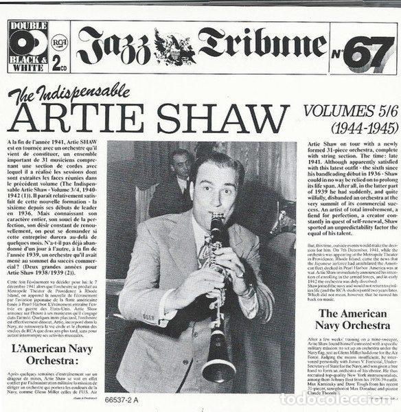 Music CDs: Artie Shaw &ndash; The Indispensable Artie Shaw Vol. 5/6 (1944 / 1945) (CD, RCA 66537-2 07863)