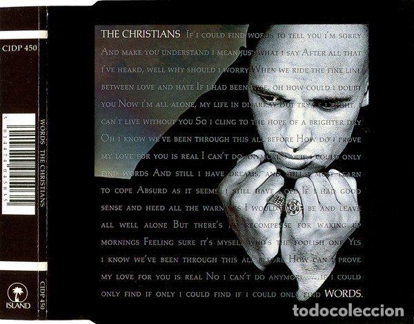 CDs de m&uacute;sica: The Christians &ndash; Words (CD, Island Records CIDP 450)