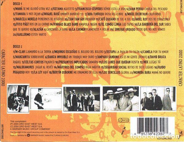 CDs de m&uacute;sica: Various &ndash; Caracter Latino 2000 (CD, DRO 8573842392) - Foto 3