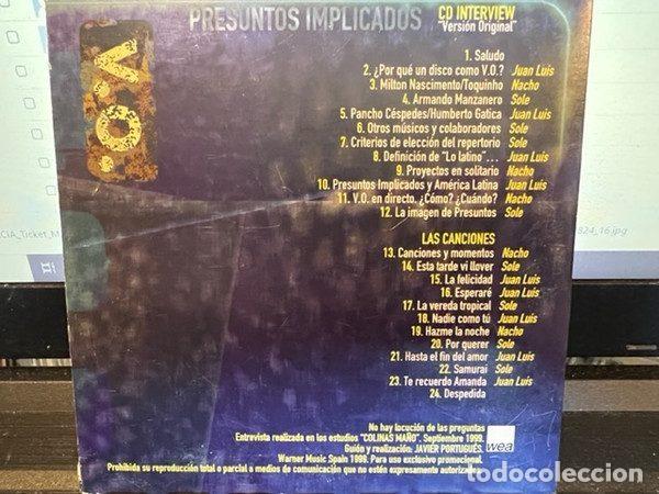CDs de m&uacute;sica: Presuntos Implicados &ndash; Version Original Cd Interview (CD, WEA none) - Foto 2