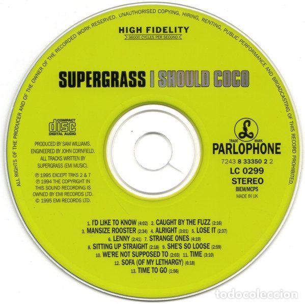 CDs de m&uacute;sica: Supergrass &ndash; I Should Coco (CD, Parlophone 7243 8 33350 2 2) - Foto 3