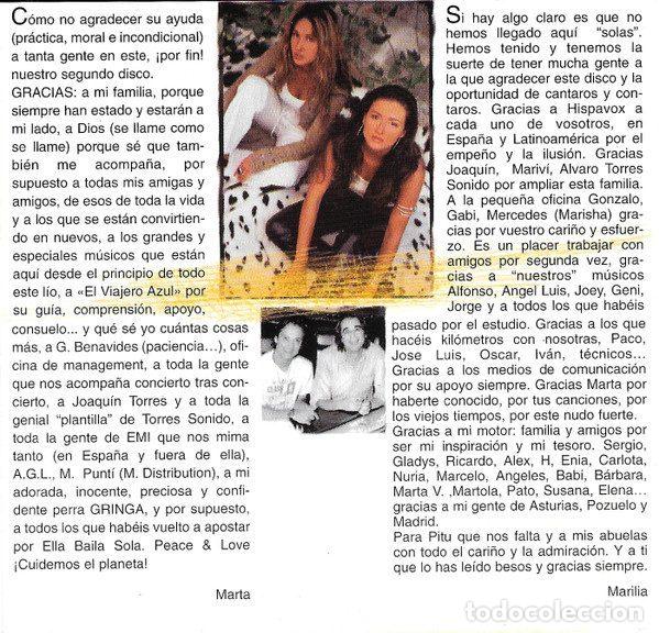 CDs de m&uacute;sica: Ella Baila Sola &ndash; E.B.S. (CD, Hispavox 4 97557 2) - Foto 6