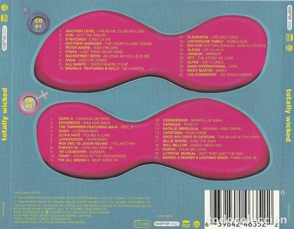 CDs de m&uacute;sica: Various &ndash; Totally Wicked! (CD, Warner.ESP 3984246352) - Foto 3