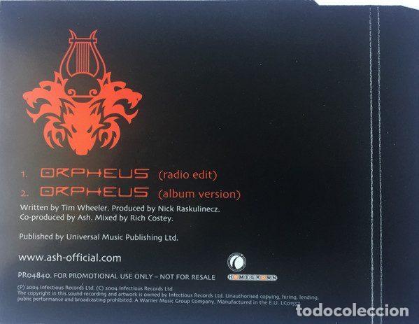 CDs de m&uacute;sica: Ash &ndash; Orpheus (CD, Infectious Records PRO 4840) - Foto 2