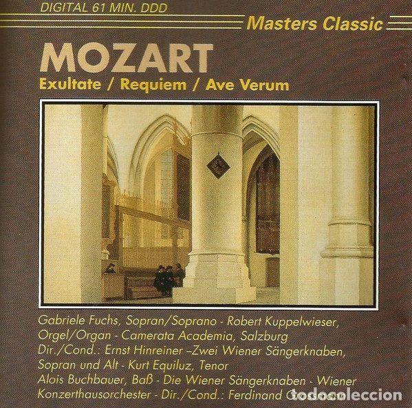 CDs de m&uacute;sica: Mozart &ndash; Exultate / Requiem / Ave Verum (CD, Masters Classics CLS 4225)