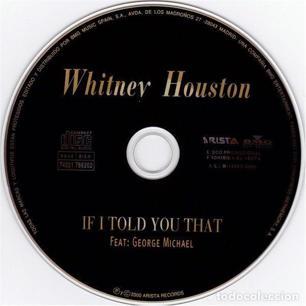 CDs de m&uacute;sica: Whitney Houston Feat. George Michael &ndash; If I Told You That (CD, Arista 74321 766202)