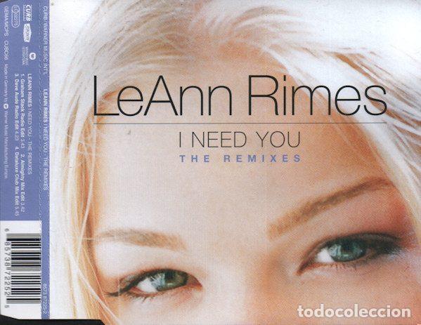 CD di Musica: LeAnn Rimes &ndash; I Need You (The Remixes) (CD, Curb Records CUBC66)