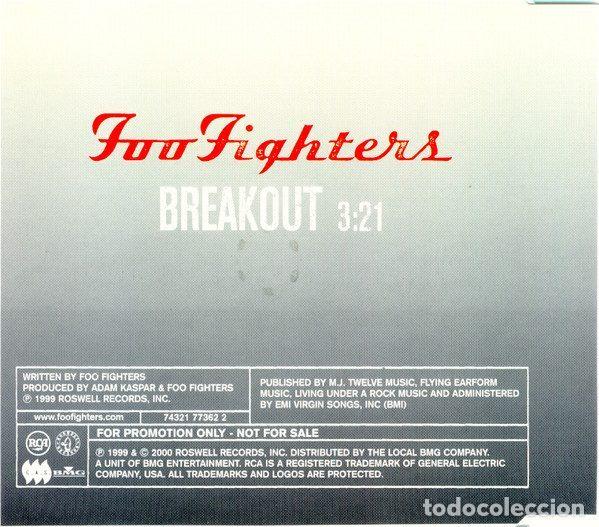 CDs de m&uacute;sica: Foo Fighters &ndash; Breakout (CD, RCA 74321 77362 2) - Foto 5