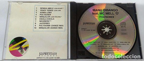 CDs de m&uacute;sica: Manu Dibango Featuring MC Mell O &ndash; Polysoniʞ (CD, Expression Records EXPCD7) - Foto 2