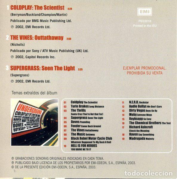 CDs de m&uacute;sica: Various &ndash; Underground (CD, EMI PE03018) - Foto 2