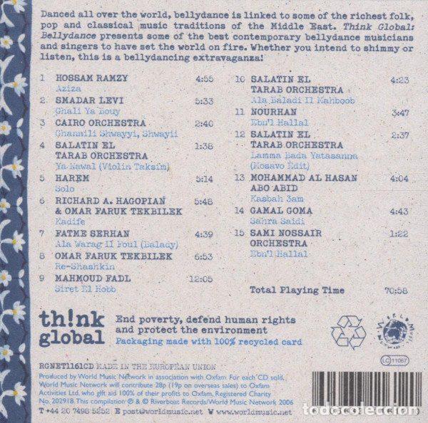 CDs de m&uacute;sica: Various &ndash; Think Global - Bellydance (CD, World Music Network RGNET1161CD) - Foto 2