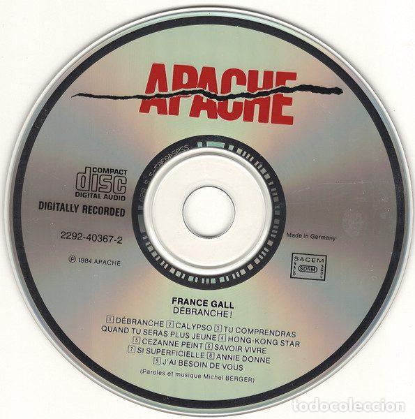 CDs de m&uacute;sica: France Gall &ndash; D&eacute;branche! (CD, Apache 2292-40367-2) - Foto 3