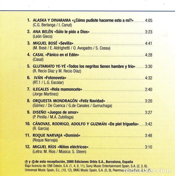 CDs de m&uacute;sica: Various &ndash; Pop Espa&ntilde;ol 84 (Vol.1) (CD, Orbis POP-03) - Foto 2