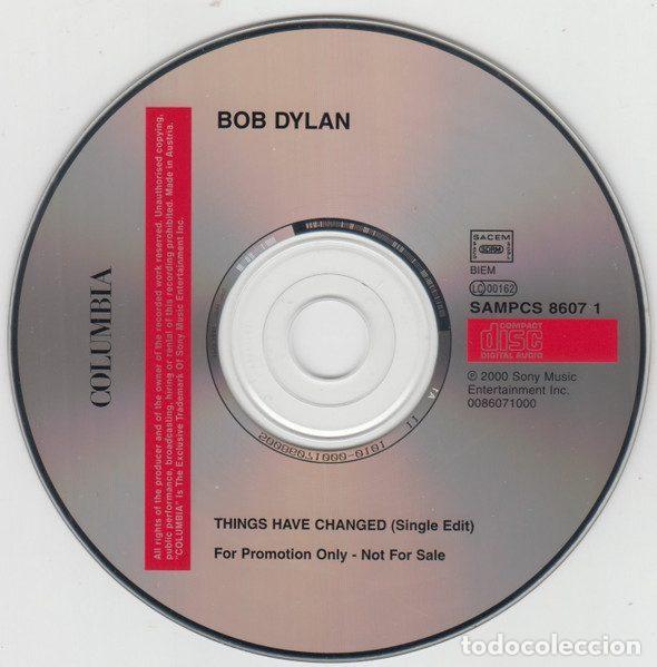 CDs de m&uacute;sica: Bob Dylan &ndash; Things Have Changed (CD, Columbia SAMPCS 8607 1) - Foto 1