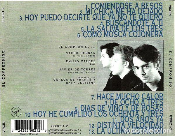 CDs de m&uacute;sica: El Compromiso &ndash; El Compromiso (CD, Virgin 839621-2) - Foto 2
